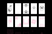 490 Abstract png elements bundle, an Object Graphic by MAcherry design studio (Thumbnail 19 of 44)