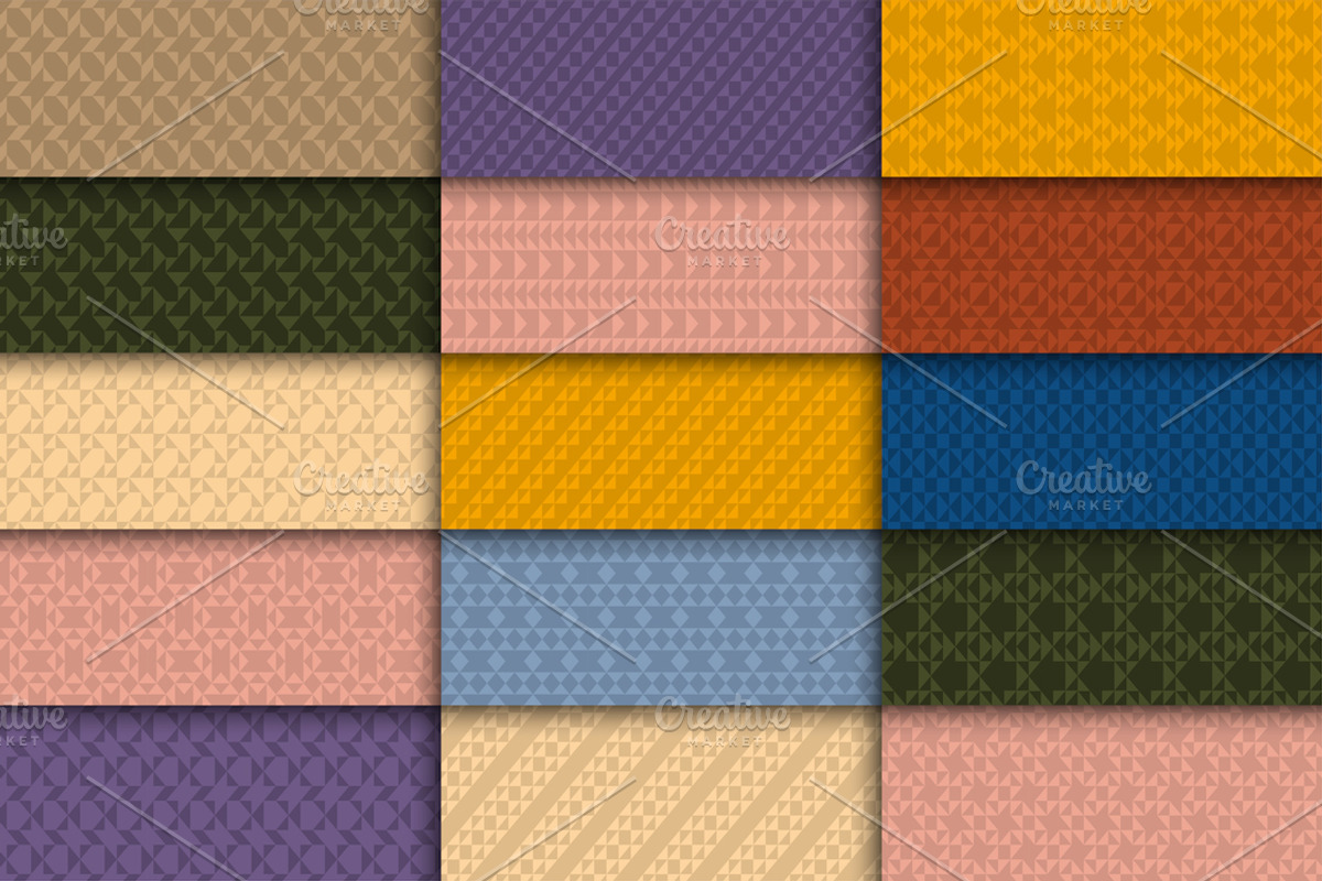 Color fabric material retro patterns, a Pattern Graphic by ExpressShop (Photo 1 of 4)