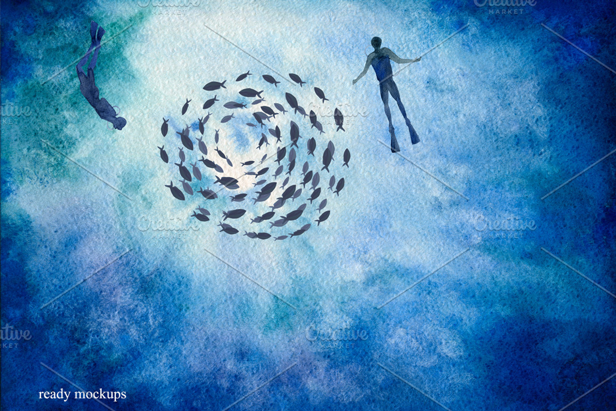 Watercolor kit - Under the Sea, an Animal Illustration by Elegantia (Photo 11 of 12)