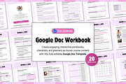 Online Course Google Doc Workbook, a Marketing Template by Our Polished Pages (Thumbnail 1 of 6)