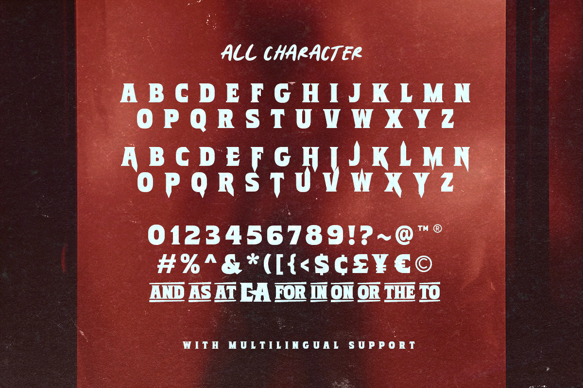 Burn to Death - Terrific Horror Font, a Font by Sarid Ezra (Photo 9 of 9)