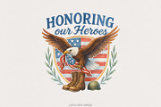 Honoring Our Heroes, Veterans png, an Illustration by SharpMarketplace (Thumbnail 1 of 9)