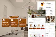 Hootbrew - Cafe Website Landing Page, a Landing Page Template by Font Kingdom (Thumbnail 3 of 5)