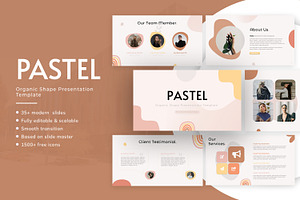 Pastel-Organic Shape Presentation