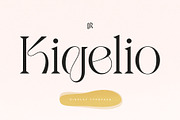 Kigelio | Display Serif, a Serif Font by Ivan Rosenberg (Thumbnail 1 of 12)