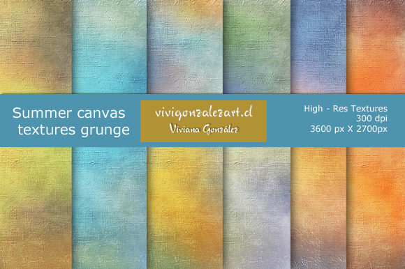 Summer Canvas Textures Grunge