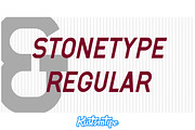 Stonetype, a Font by Kustomtype (Thumbnail 3 of 10)