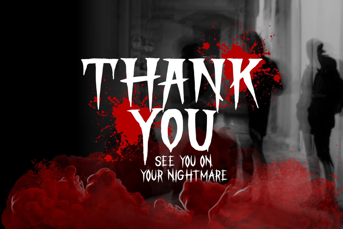 STRANGER CREATURE - HORROR FONT preview 6