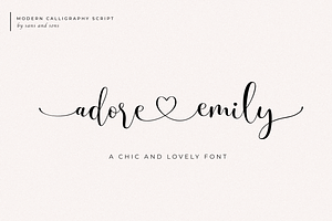 Olivia James - Chic Font