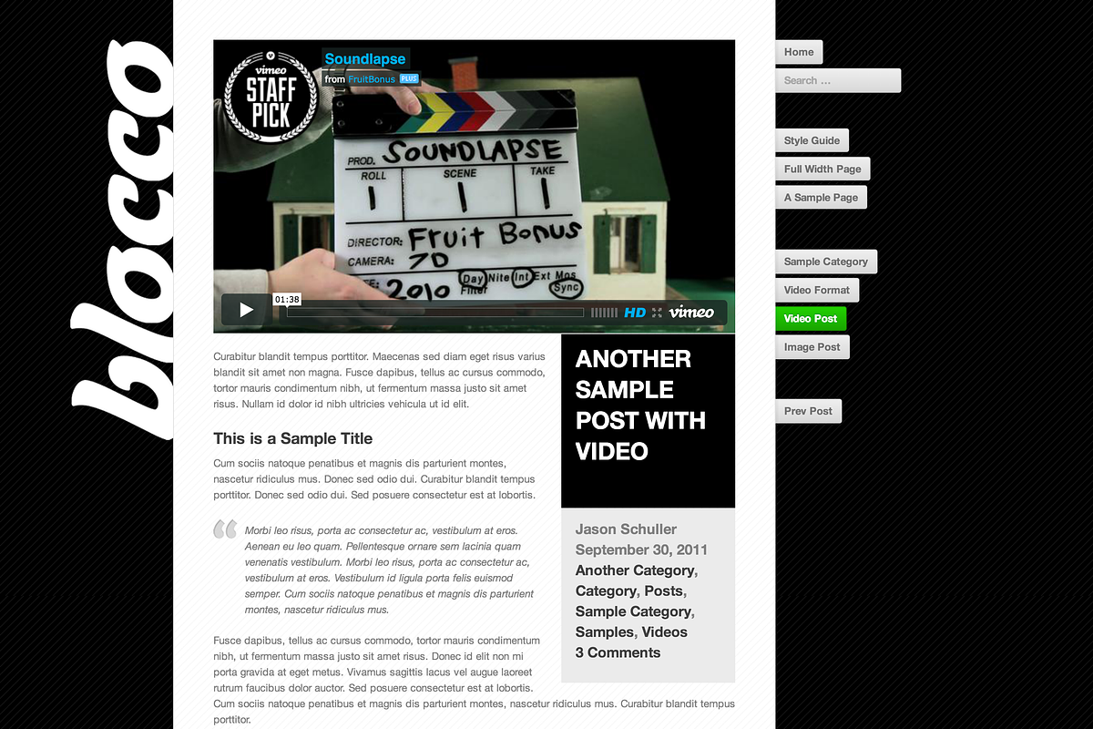 Blocco, a WordPress Template by Press75 (Photo 2 of 3)