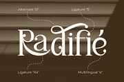 Radifie - Classic Serif Font, a Serif Font by Rishsketch (Thumbnail 5 of 13)