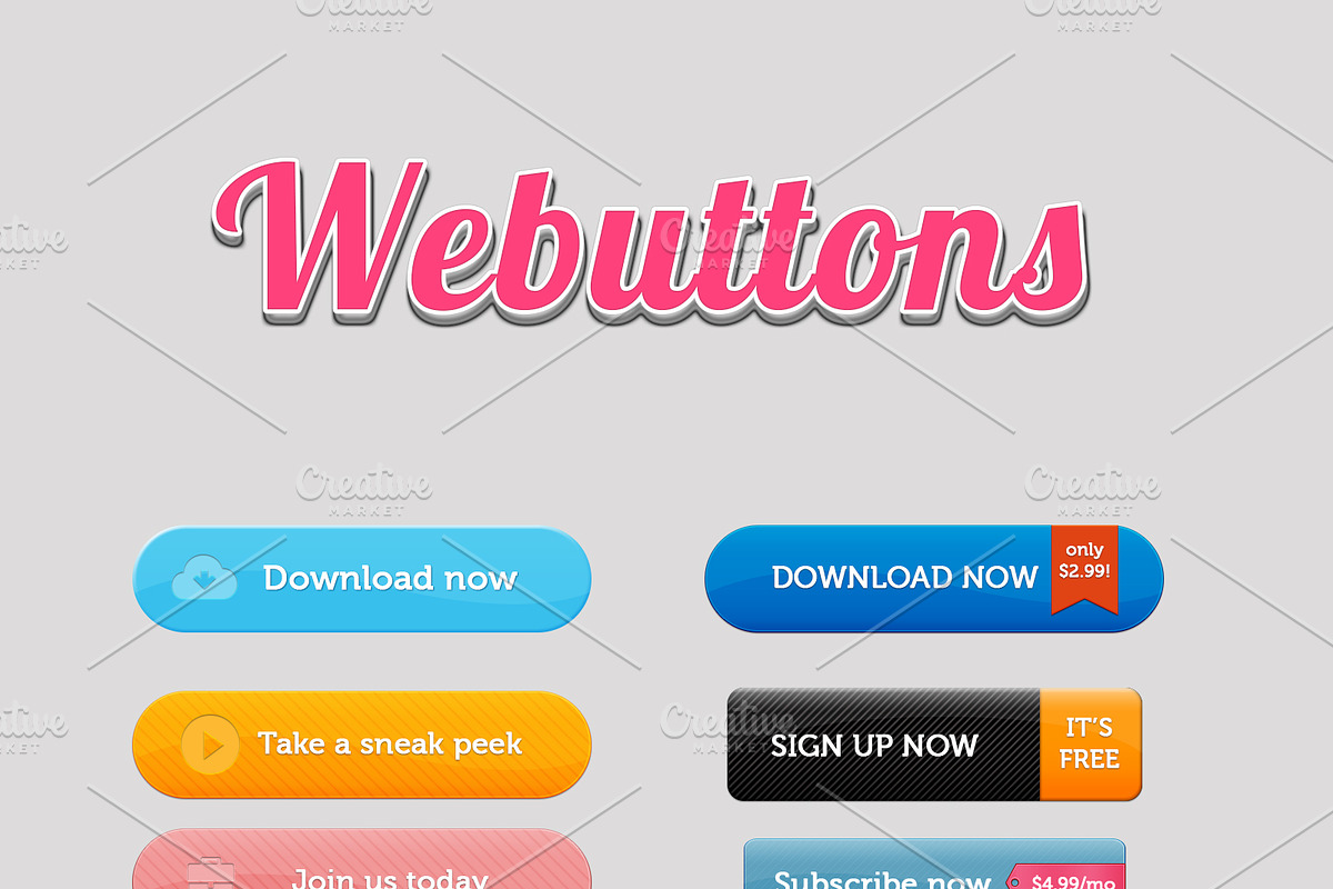 Webbuttons