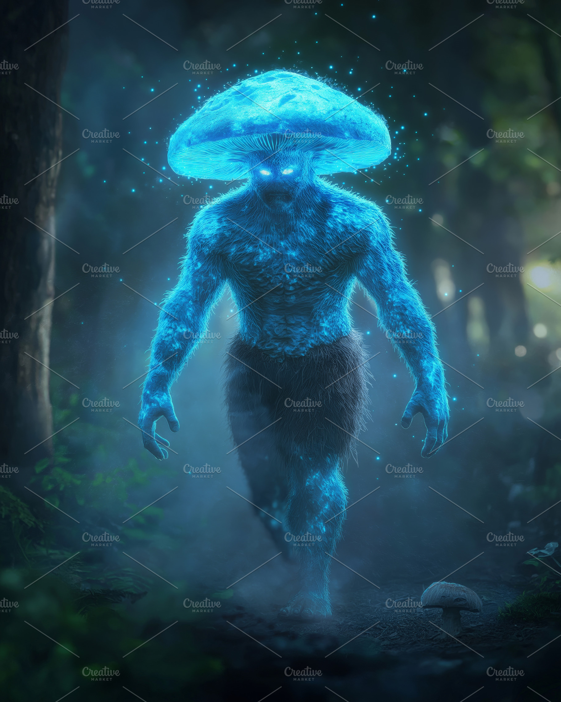 Humanoid Mushroom, an Animal Photo by Hamza067