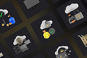 BlackGoldV2–Premium 3D Icon for Tech, an Object 3D Model by Iqonic Design (Thumbnail 5 of 6)