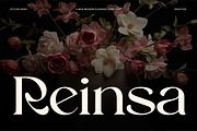 Reinsa - Elegant Modern Logo Font, a Sans Serif Font by Pekotype (Thumbnail 1 of 15)