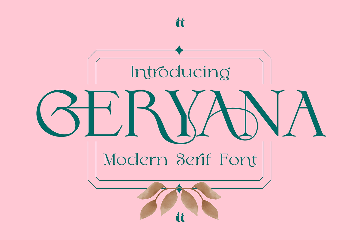 Geryana - Modern Serif Font, a Serif Font by AuthenType (Photo 1 of 10)