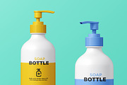 Soap Bottle Mockup, a Packaging Mockup by AlkStudio (Thumbnail 7 of 9)