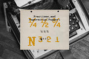 TypedeerMono - Typewriter Stamp Font, a Slab Serif Font by Drizy (Thumbnail 7 of 10)