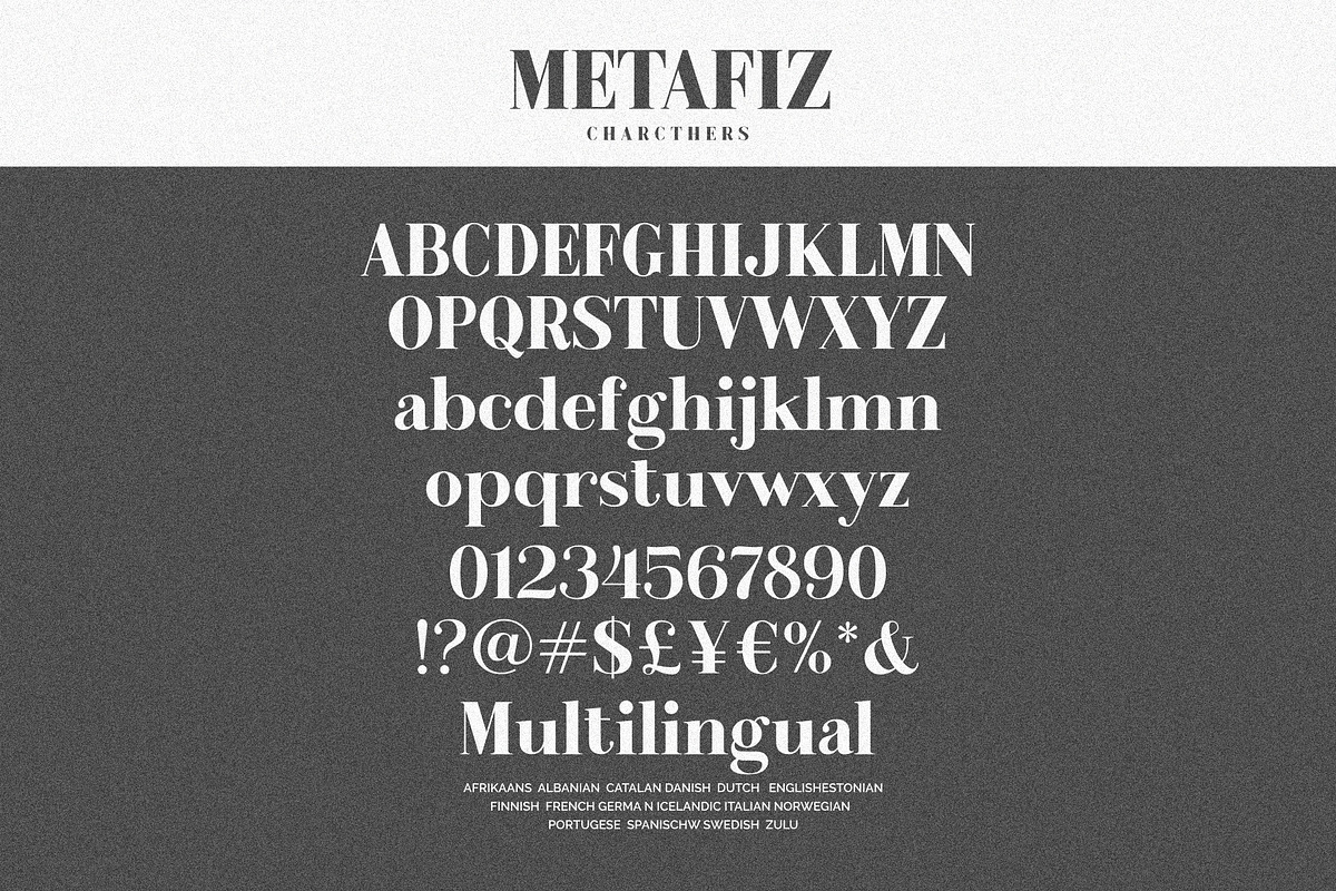 Metafiz - An elegant font, a Serif Font by Java pep (Photo 13 of 13)