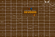 Elegant Handmade Divider Border, an Action Add-On by Photoshop Action (Thumbnail 1 of 11)