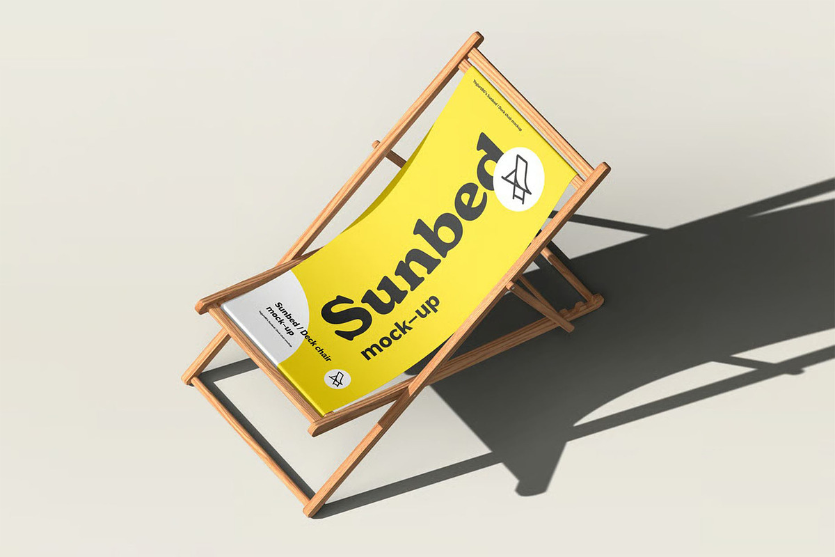 Sunbed Mock-up, a Product Mockup by zippypixelstudio (Photo 3 of 8)