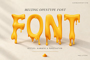 Melting Font, a Sans Serif Font by Handmadefont (Thumbnail 15 of 15)