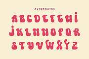FlamboyanStyling - Groovy Retro Font, a Script Font by AQR Studio (Thumbnail 2 of 9)