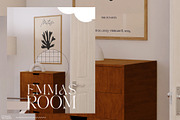 EMMAS ROOM Interior & Frame Mockup, a Household Mockup by Stykke Studio (Thumbnail 4 of 19)
