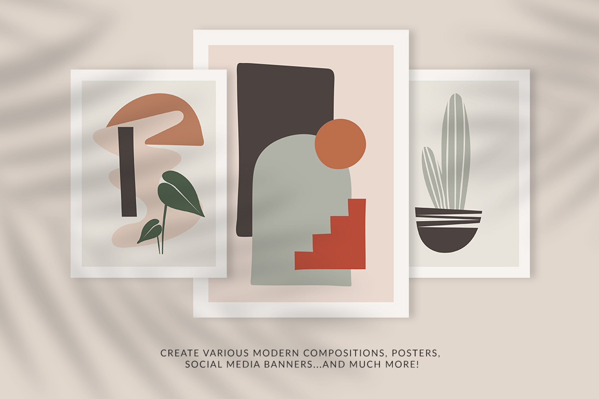Florere - Organic Abstract Shapes, an Illustration by Eesome Design Studio (Photo 2 of 8)