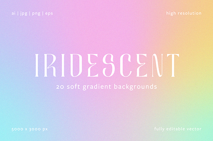 soft iridescent backgrounds, a Background Graphic by stasylionet