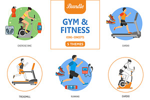 Gym and Fitness Themes, a Solid Icon by TAlex