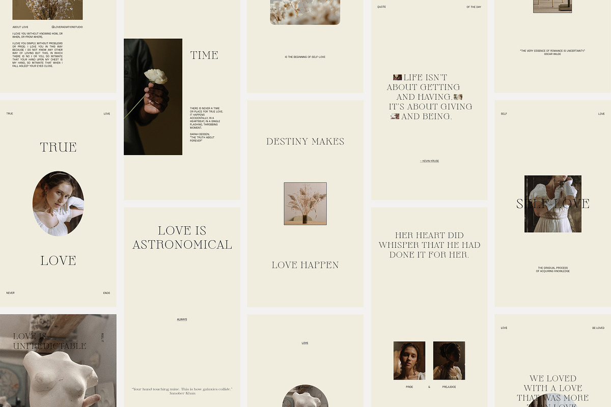 CANVA PS Instagram Templates Posts, a Social Media Template by Love Radiation Studio (Photo 14 of 18)