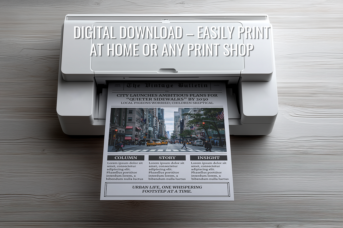 20 Newspaper template bundle, a Magazine Template by ZoloDesignHub (Photo 6 of 9)