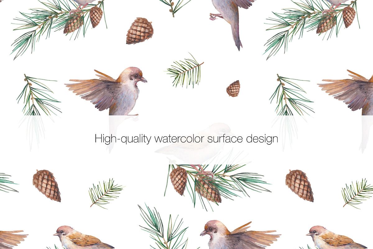 Woodland digital paper set, a Pattern Graphic by Eisfrei (Photo 4 of 5)