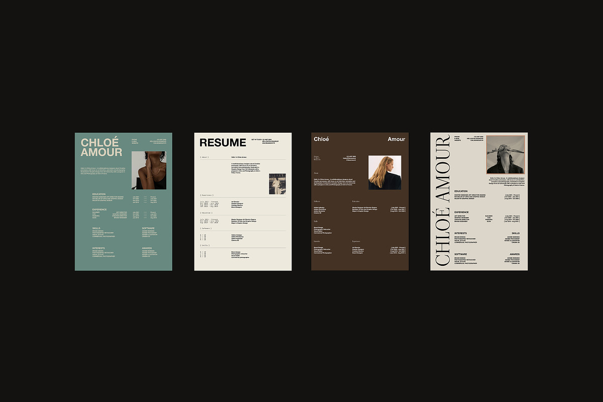 BLEU I Resume Kit, a Presentation Template by Studio Brand (Photo 8 of 10)