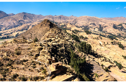Machu Pitumarca ancient Inca town in, an Architecture Photo by Leonid Andronov
