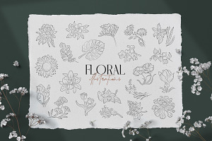 Floral Illustration Set, a Decorative Illustration by iStar Design