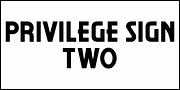 Privilege Sign Two JNL, a Sans Serif Font by Jeff Levine Fonts (Thumbnail 2 of 5)