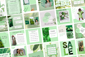 Green Instagram Post Templates