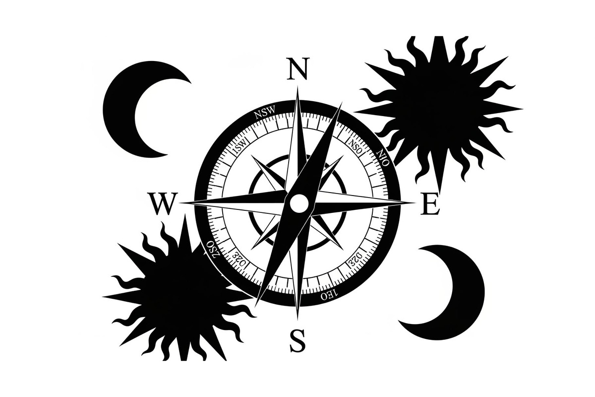 Celestial Compass SVG Bundle, an Illustration by Gaye Art (Photo 15 of 31)