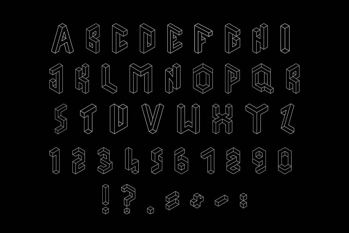Impossible Type, a Font by Fleta (Photo 2 of 5)