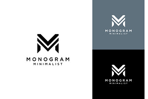 Letter M Strong Monogram Logo, a Branding & Logo Template by ika trisiana