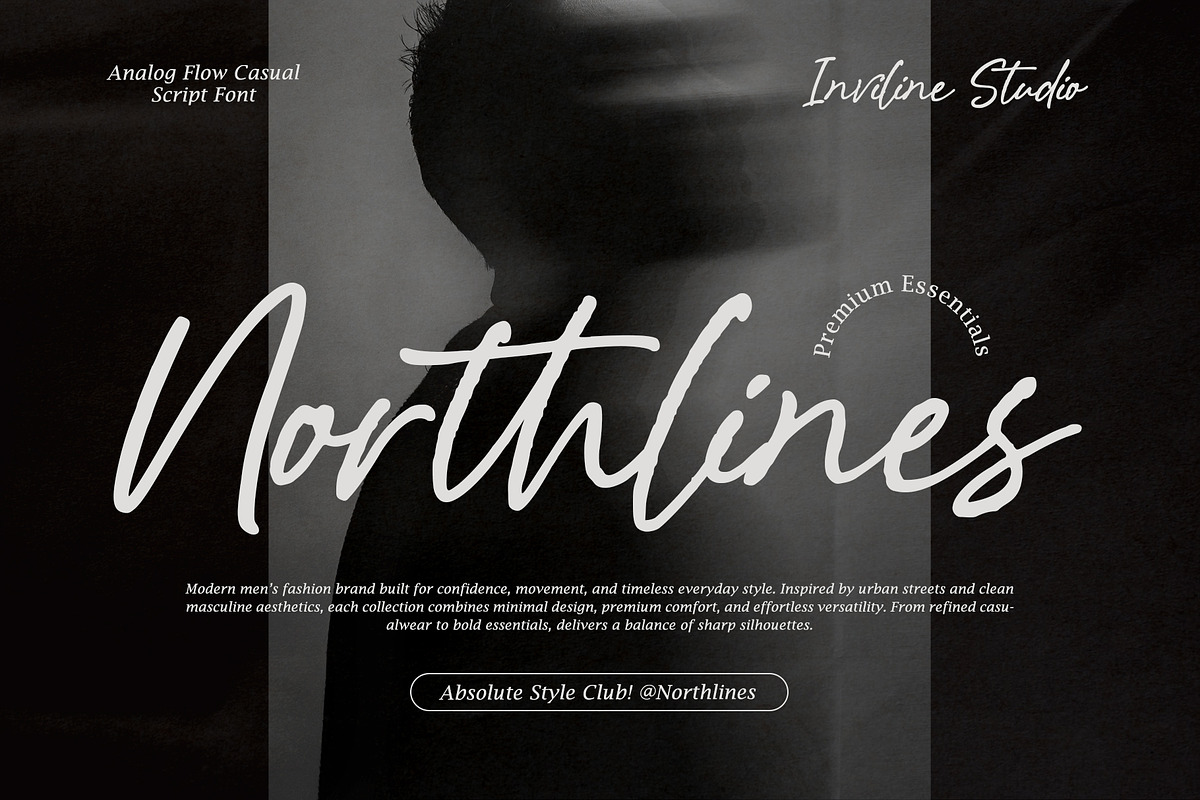 Analog Flow - Casual Brush Script, a Script Font by Inviline.co (Photo 7 of 10)