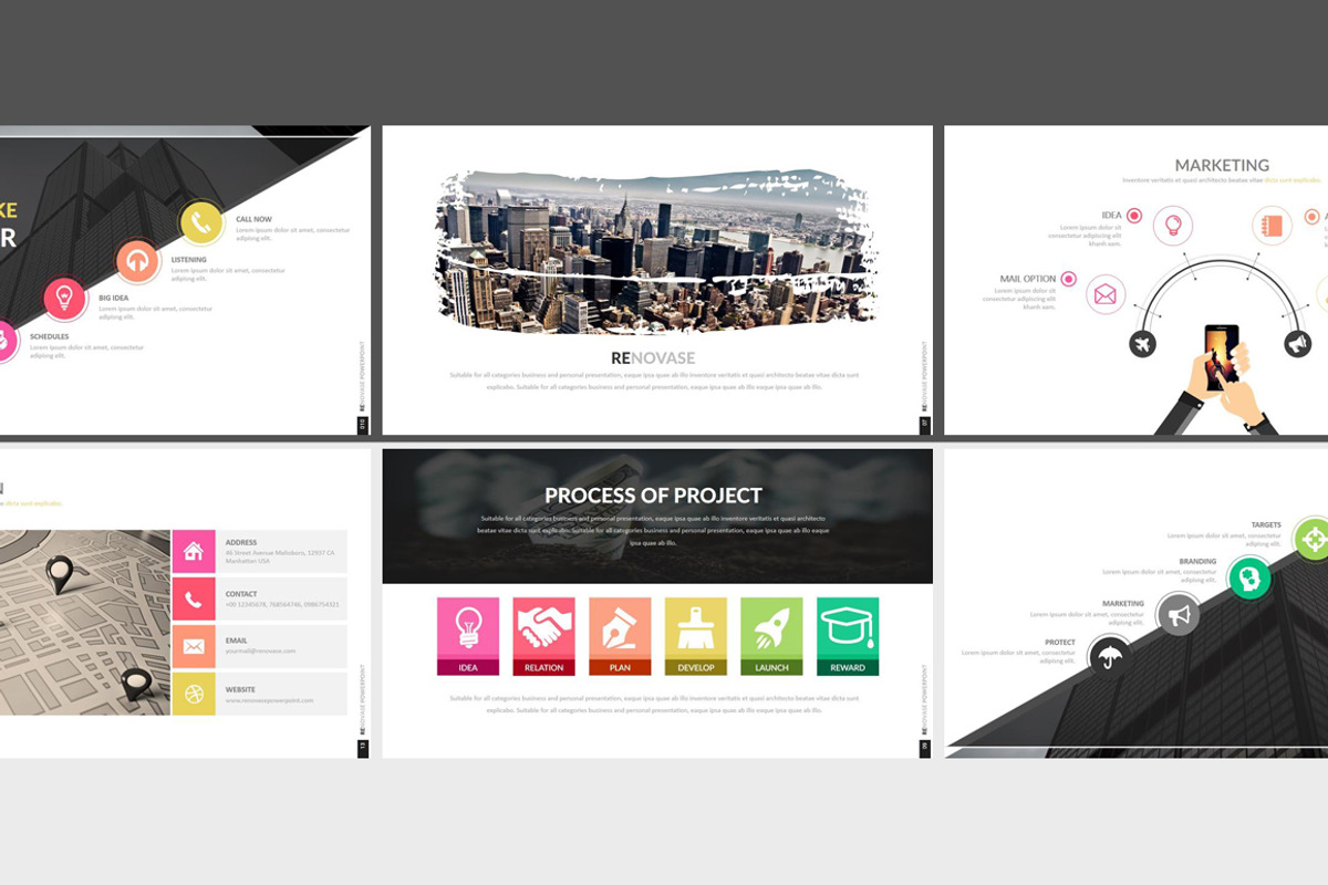 Renovase Powerpoint Template, a Presentation Template by Dedijuniadi (Photo 2 of 7)