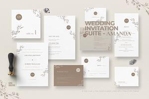 Amanda - Wedding Invitation Suite