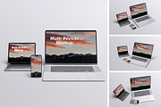 Multi Device Mockup, a Wearable Device Mockup by xavier_studio (Thumbnail 1 of 5)