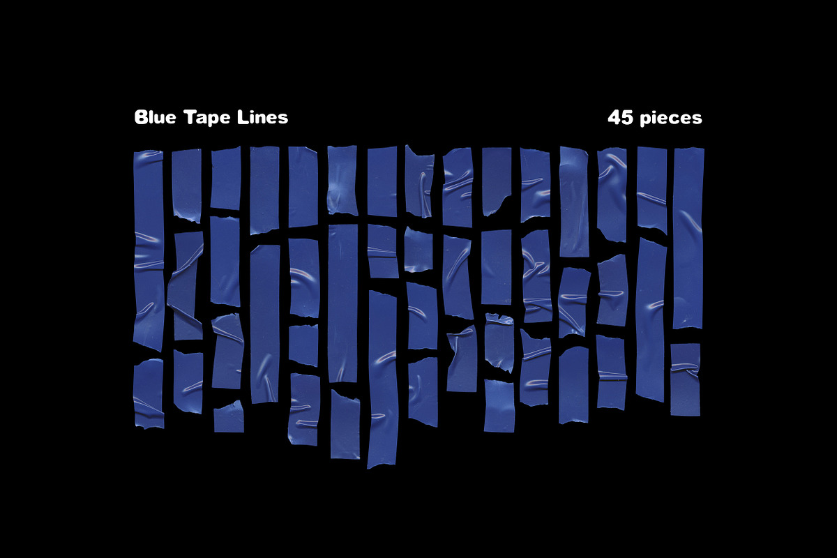 PNG TAPE lines & circles shapes PACK, an Object Graphic by BORT GRAPHIC (Photo 4 of 8)