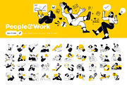 People and work, a Person Illustration by PureSolution (Thumbnail 1 of 6)