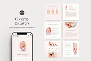 Nail Tech Instagram templates, a Social Media Template by LiliesandBerries (Thumbnail 7 of 21)