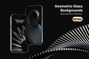 3D Geometric Glass Background Shapes, a Graphic by LarysaZabrotskaya (Thumbnail 9 of 11)